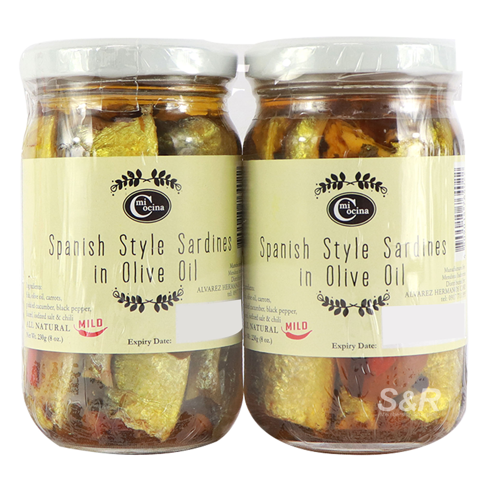 Mi Cocina Spanish Style Sardines in Olive Oil 2 jars Mi Cocina Spanish Style Sardines in Olive Oil 2 jars